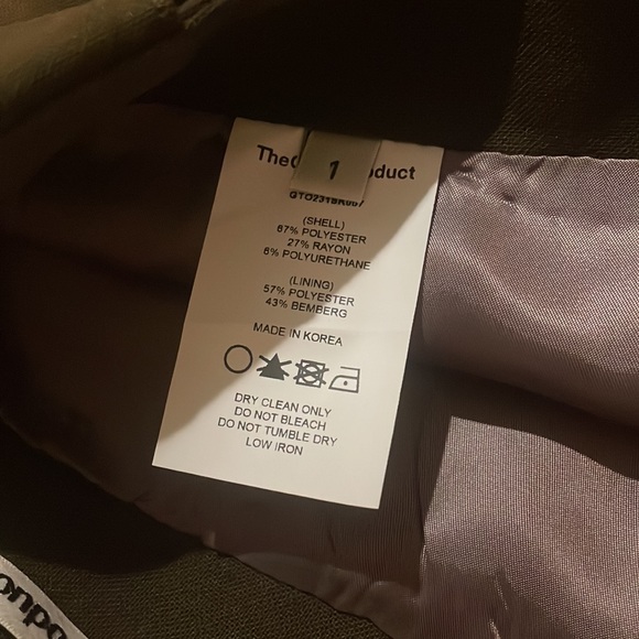 OPEN YY Khaki belted Mini skirt - Picture 9 of 10